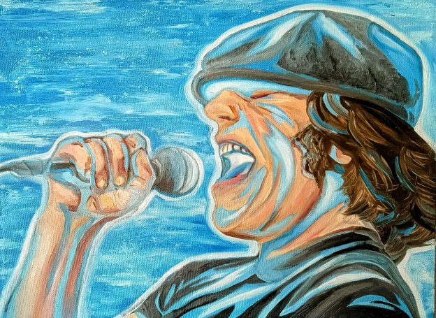 Brian Johnson, seit 1980 der Sänger von AC/DC.